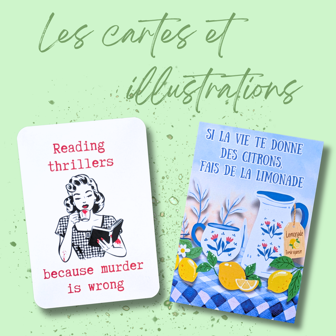 Les cartes et illustrations