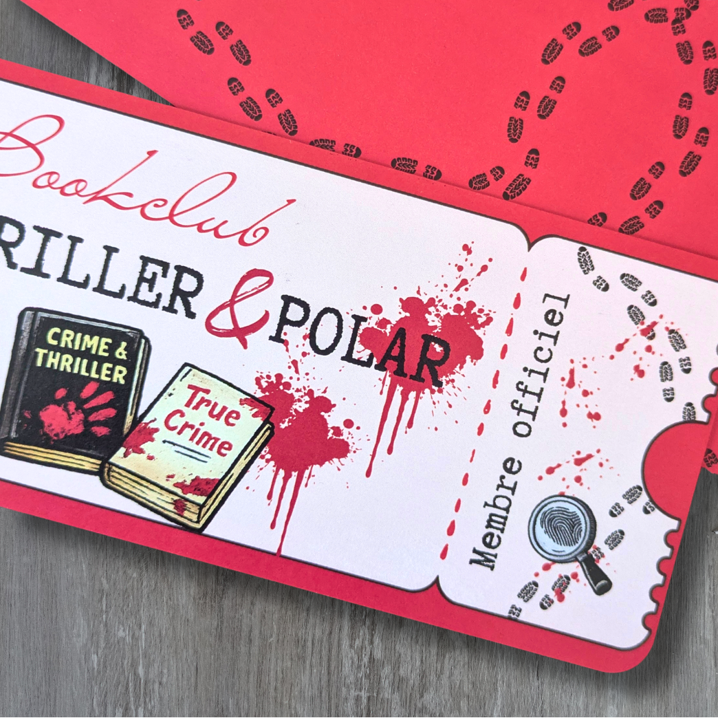 Marque-page « Bookclub Thriller & Polar » – Collection Polar & Thriller