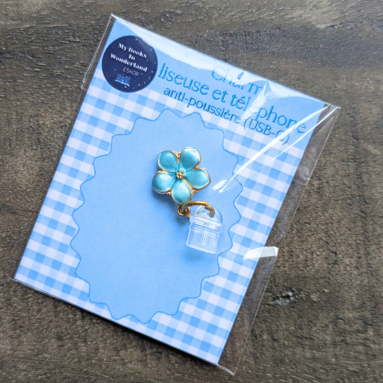 Charm Fleur de tiaré pour smartphone, liseuse et tablette (différents coloris)