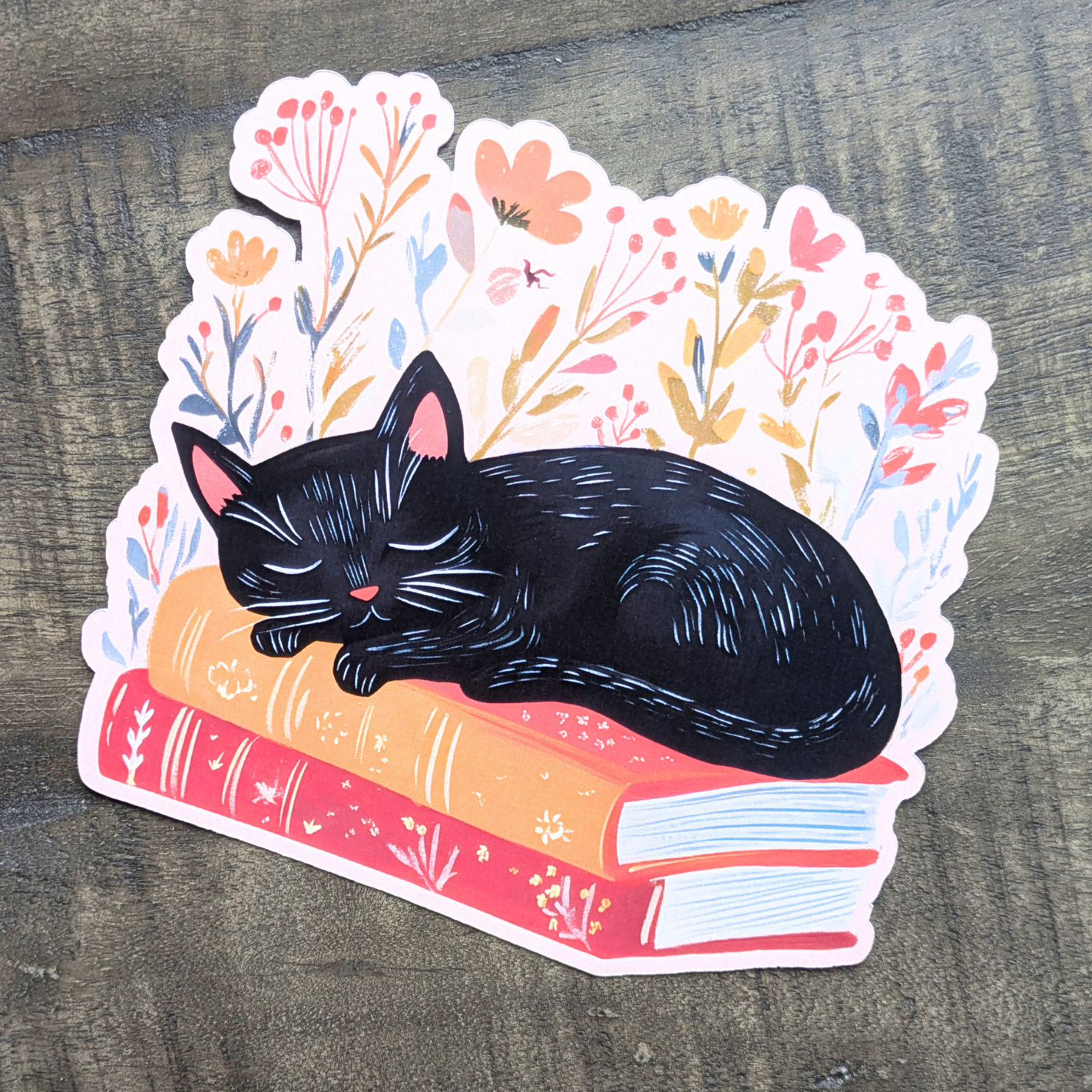 🐱 Marque-page détouré Les Chats Lecteurs - beige