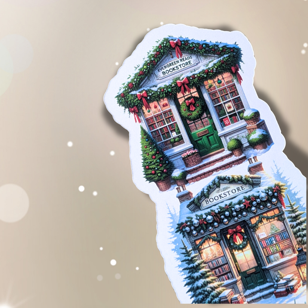 Marque-page détouré Librairies de Noël