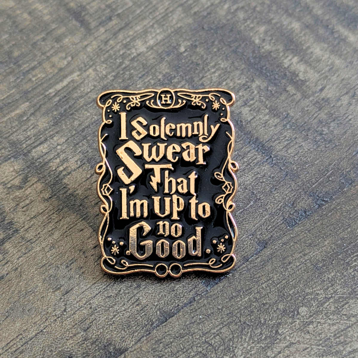 Badge / Pin's métallique I solemnly swear... - série Harry Potter