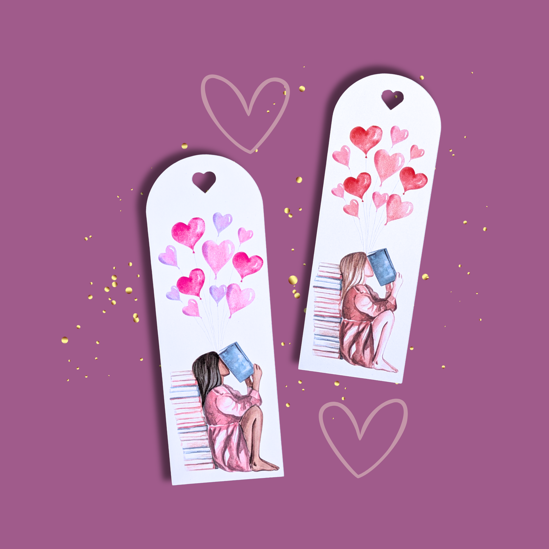 Marque-page Love Books