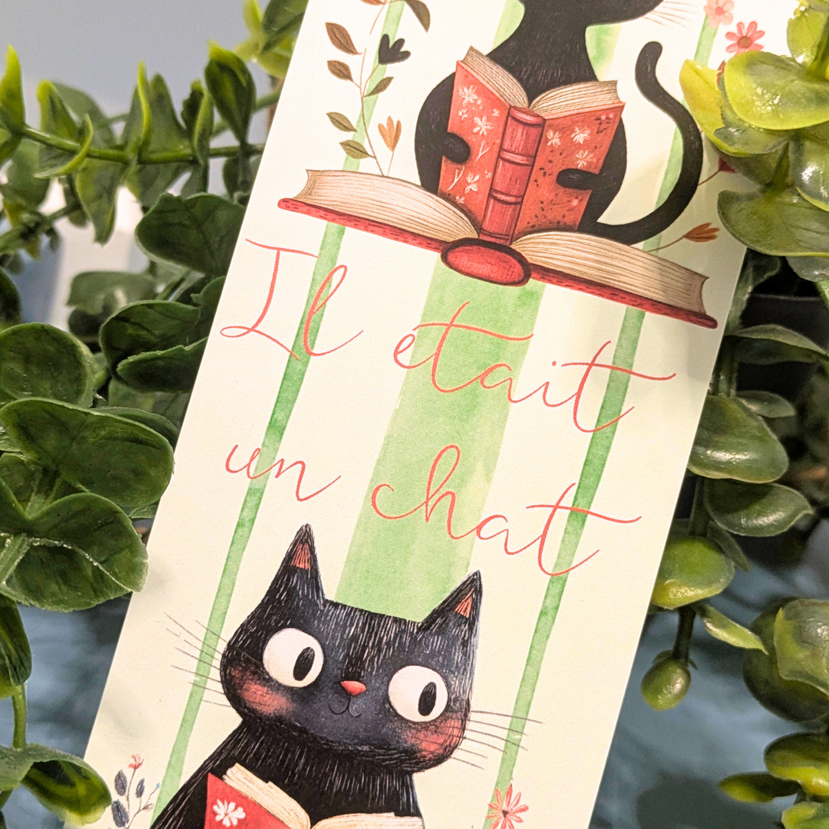 Marque-page Il était un chat