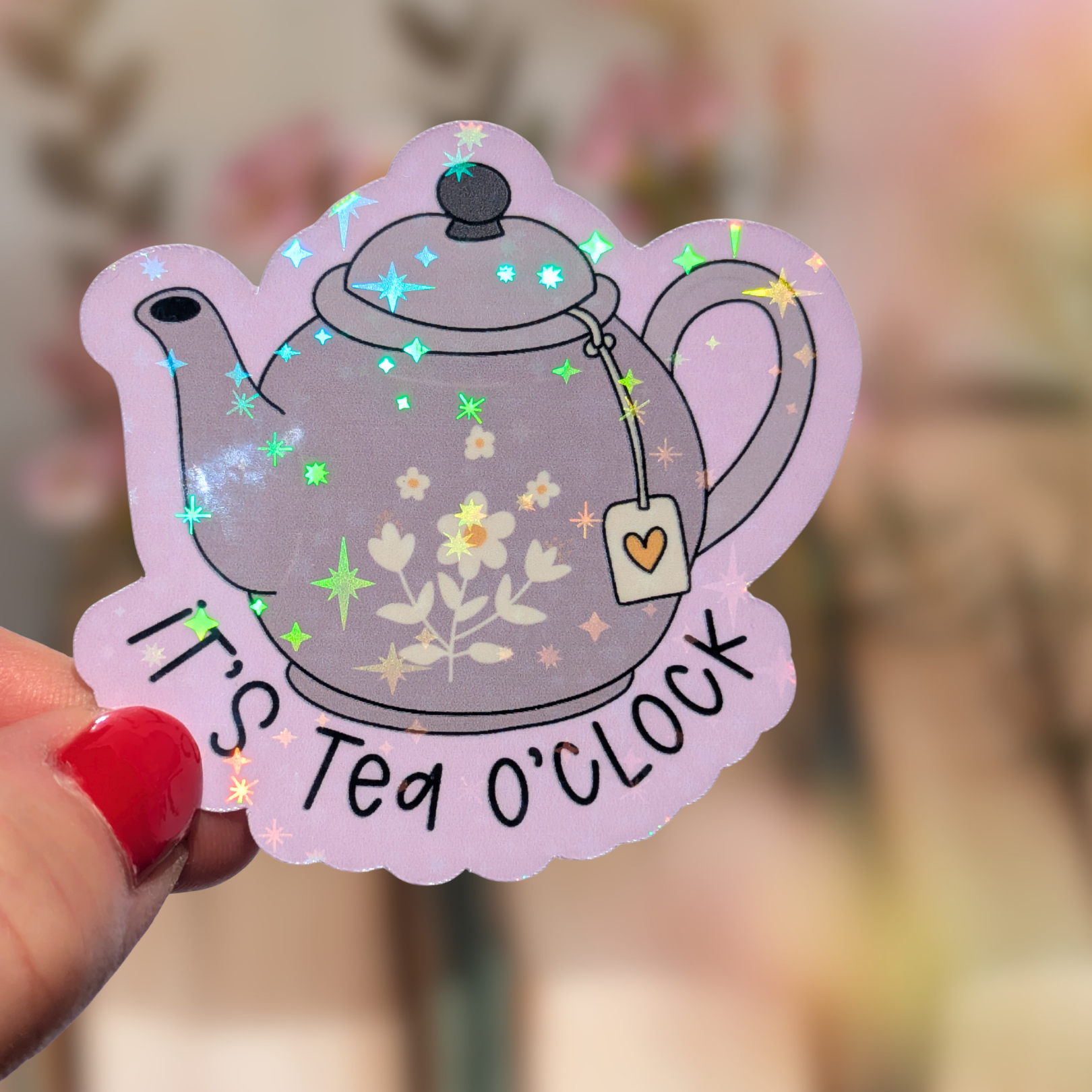 Sticker It's Tea o'clock - Le Bar à stickers