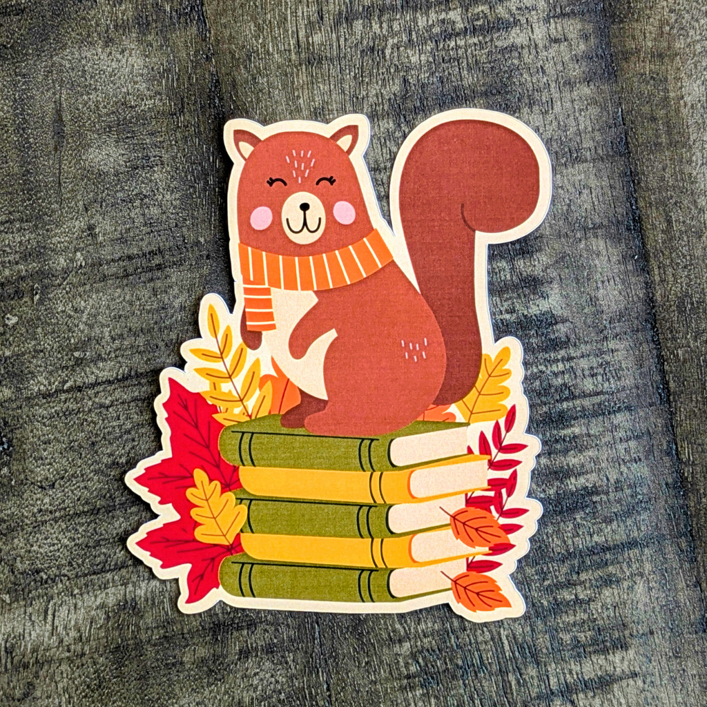 Lot de 3 marque-pages détourés « Animaux d'Automne »