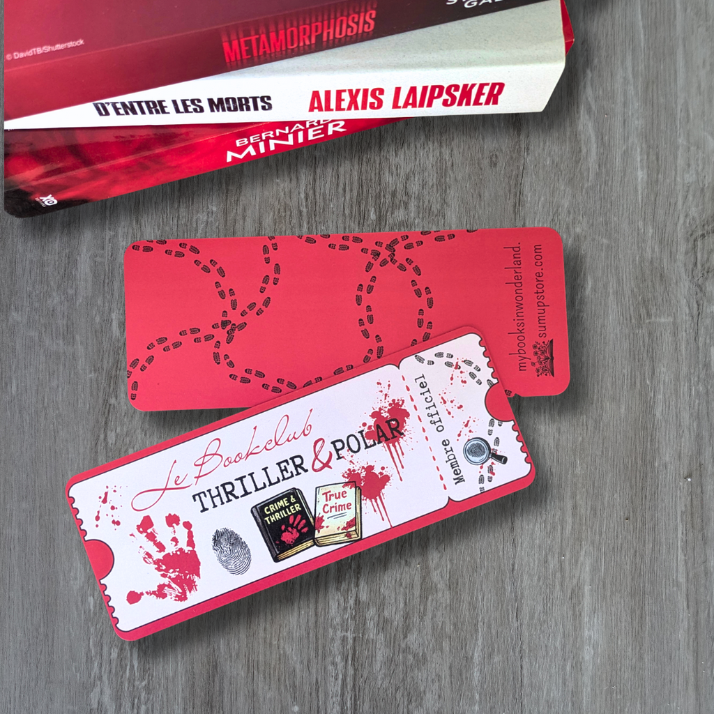 Marque-page « Bookclub Thriller & Polar » – Collection Polar & Thriller
