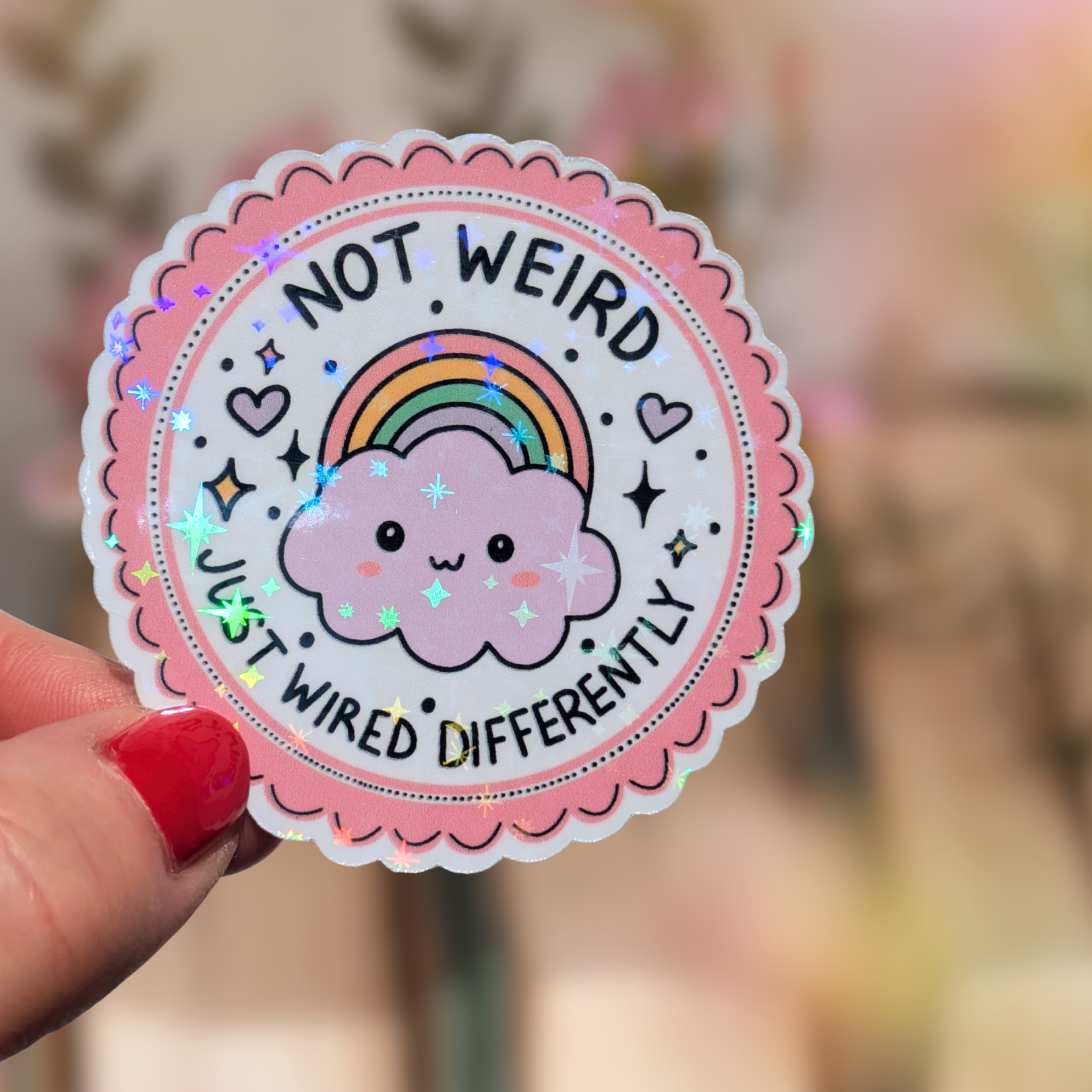 Sticker Not weird - Le Bar à stickers