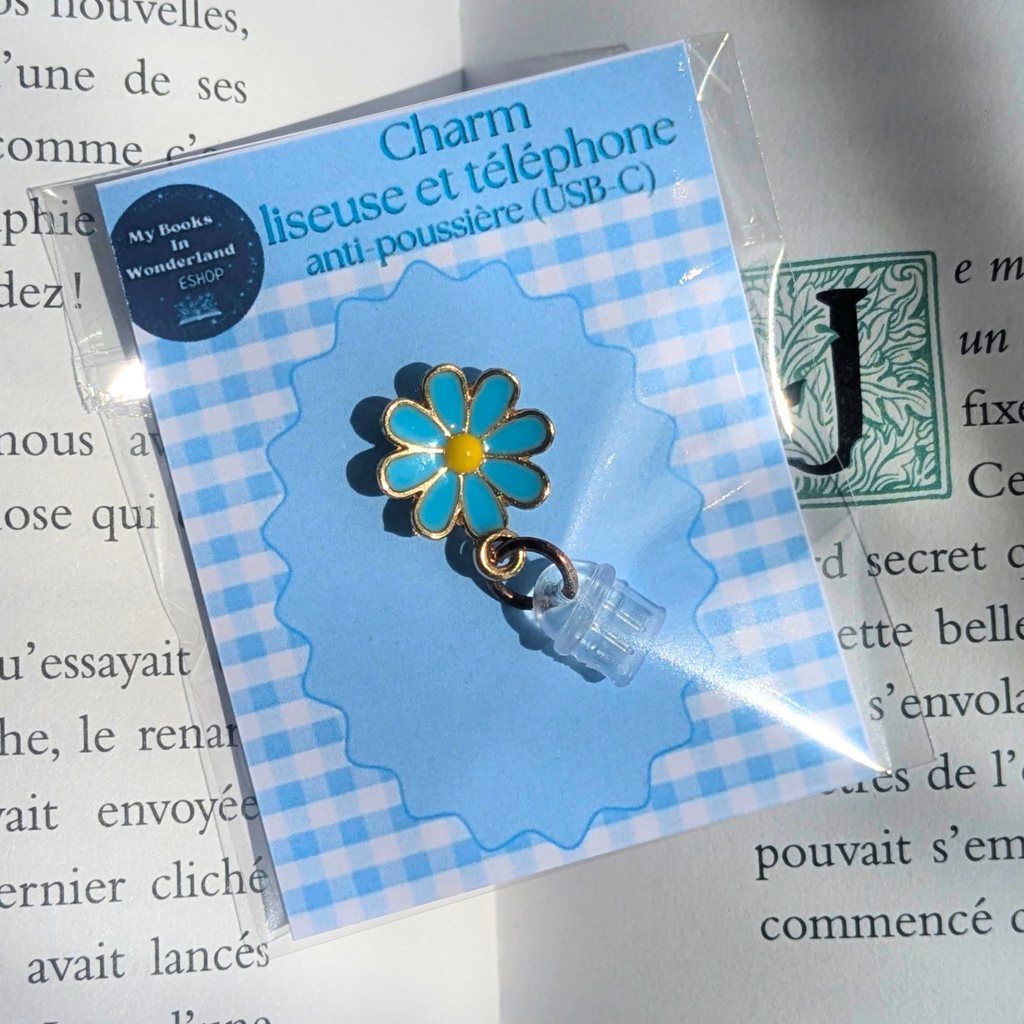 Charm Fleur pour smartphone, liseuse et tablette (différents coloris)