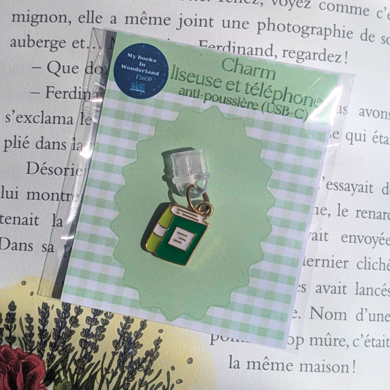Charm Livre pour smartphone, liseuse et tablette (différents coloris)