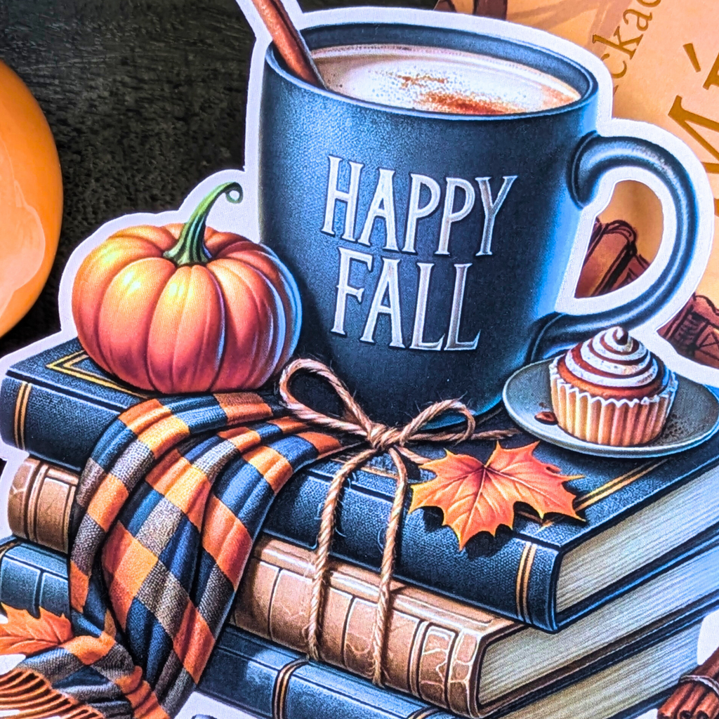 Marque-page détouré Happy Fall