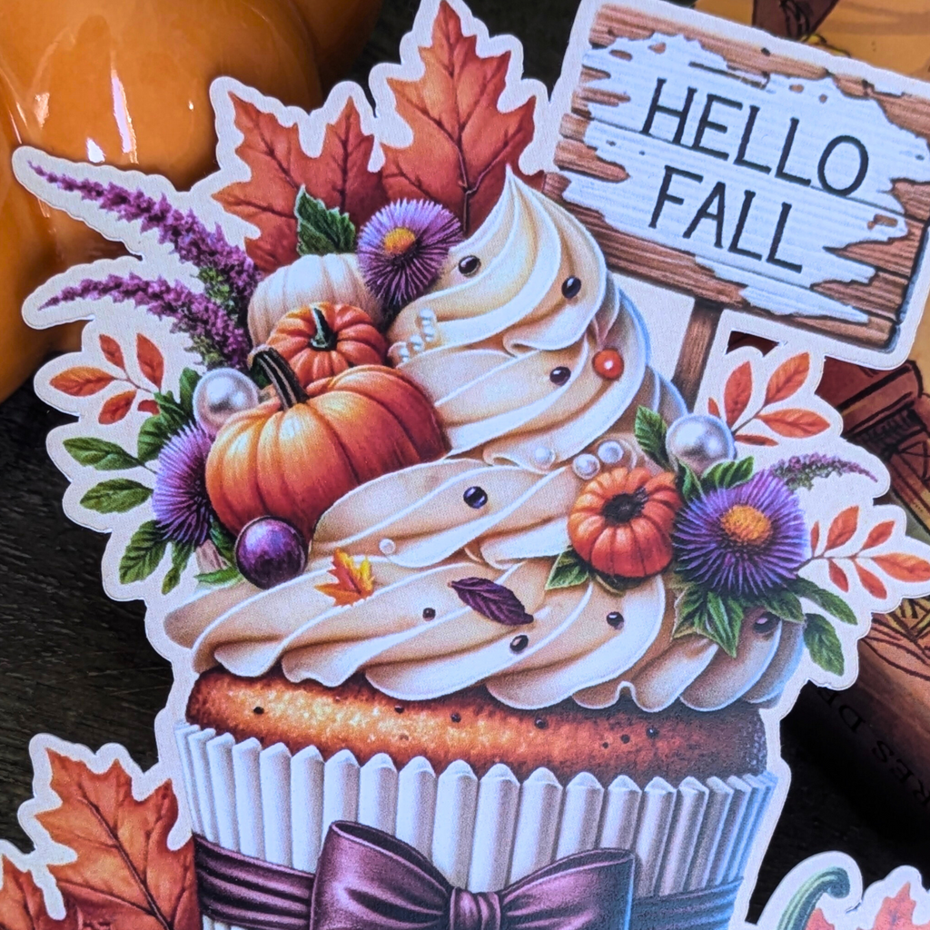 Marque-page détouré Hello Fall