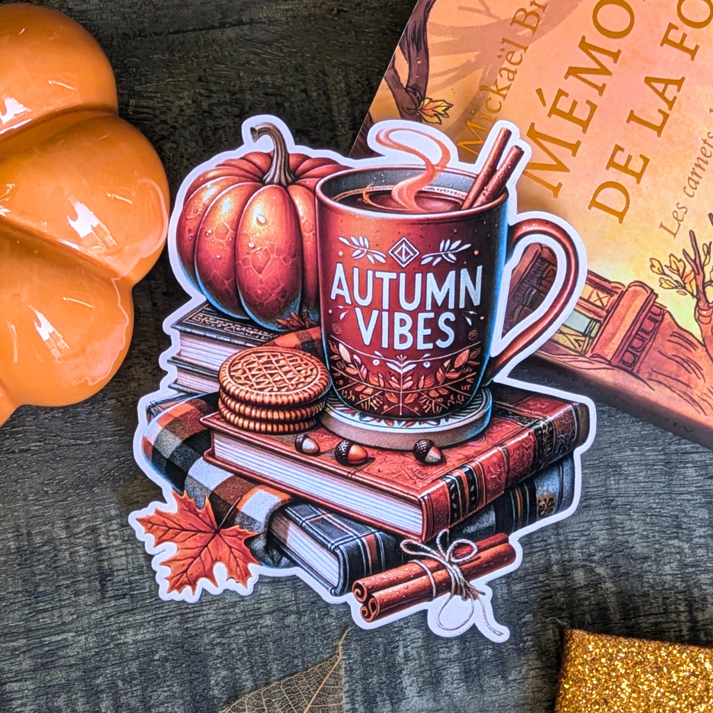Marque-page détouré Autumn vibes