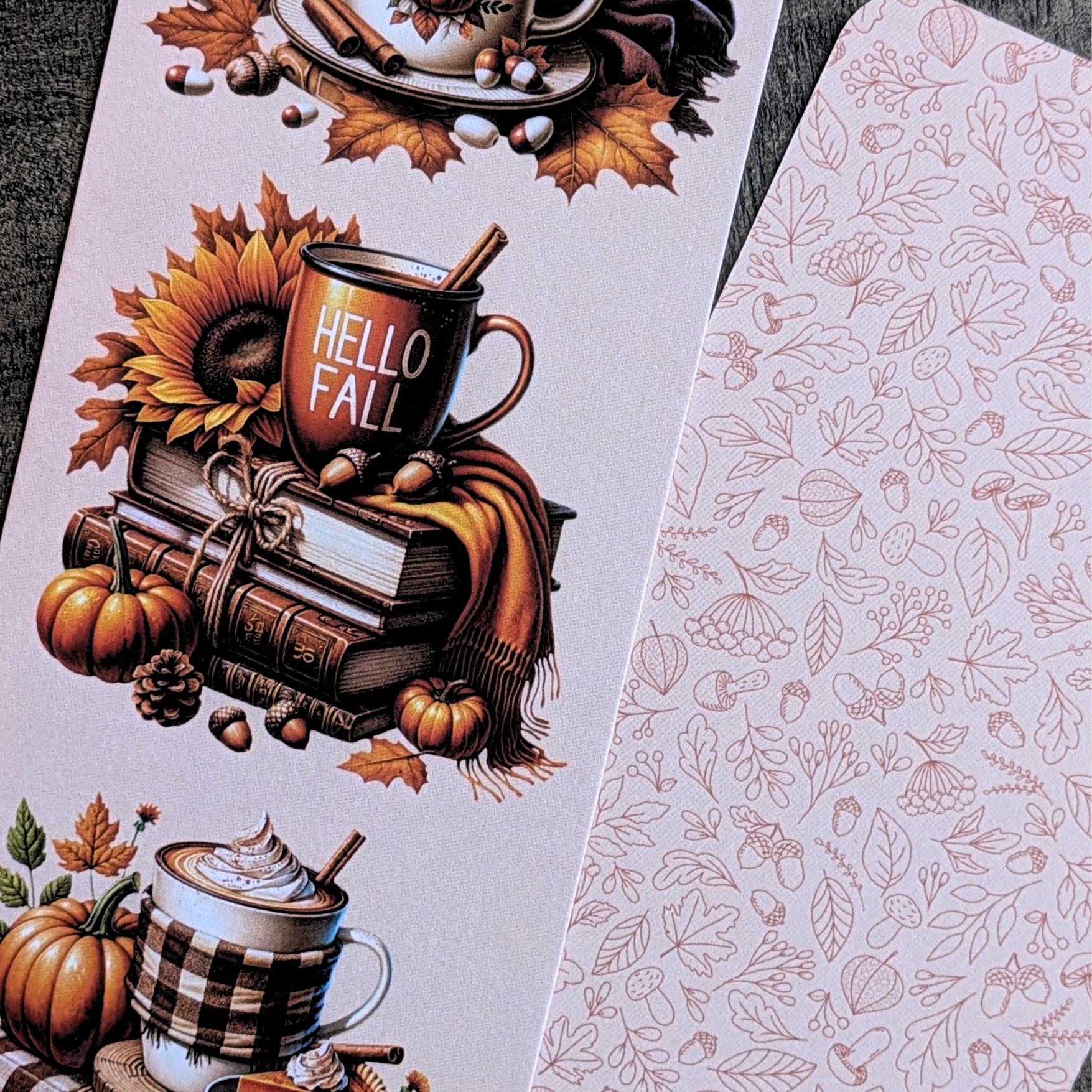 Marque-page Automne Gourmand Beige